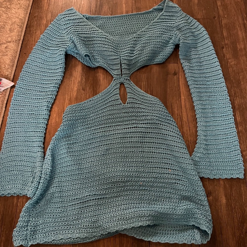 Knitted Cut Out Dress